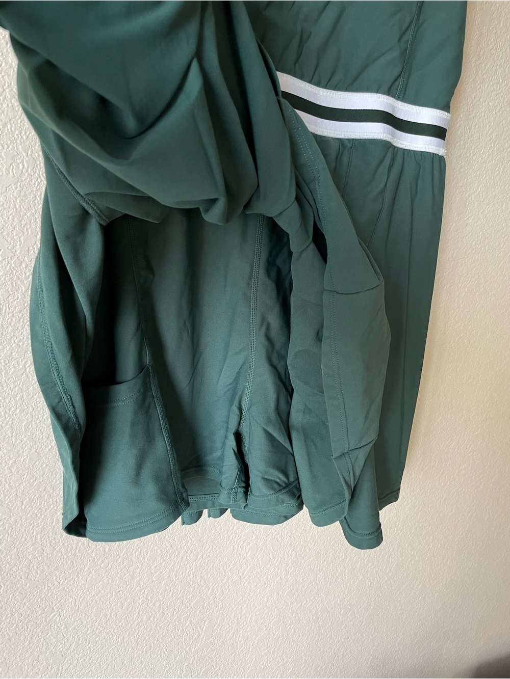 The Upside Peached Lucette Pleated Eden Green Tennis Athletic Mini Dress Size 8 - Picture 10 of 10